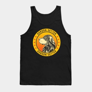 Gordon Setter Dog Portrait Tank Top